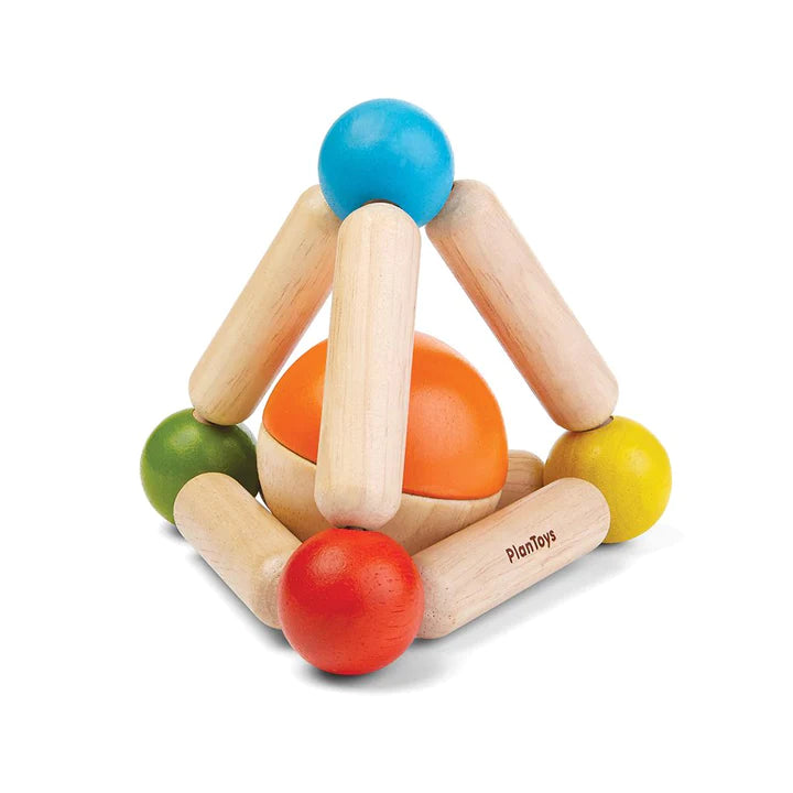 Giochino bebè in legno Triangle Clutching Toy - Plan Toys